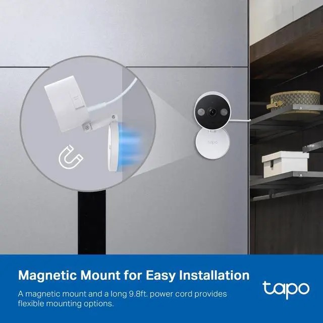 Alt view image 6 of 9 - TP-Link Tapo 2K QHD Security Camera, Indoor/Outdoor, Color Night Vision, Free Person/Pet/Vehicle Detection, Invisible IR Mode, SD Storage (Tapo C120)