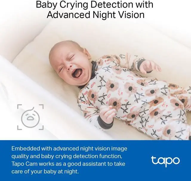 Alt view image 5 of 6 - TP-Link Tapo Smart Home Security WiFi Camera, Records in 1080p (Full HD) | Up to 40 ft Night Vision | Up to 512 GB microSD Card Slot | C100(4-Pack)