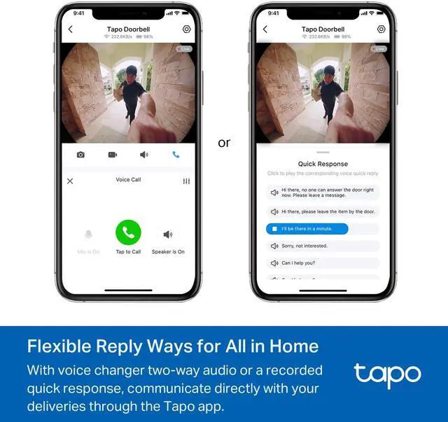 Alt view image 5 of 6 - TP-LINK Tapo D235 Smart Doorbell