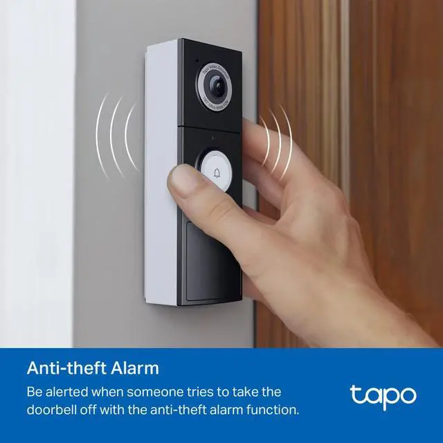 Alt view image 6 of 6 - TP-LINK Tapo D235 Smart Doorbell