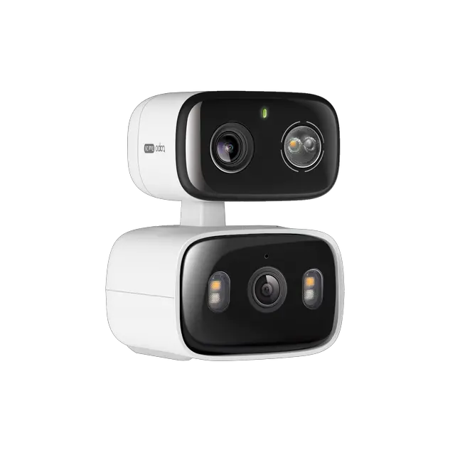 Alt view image 2 of 13 - TP-LINK Tapo C246D 2304 x 1296 MAX Resolution Wireless Indoor/Outdoor Dual Lens Pan/Tilt Security Camera