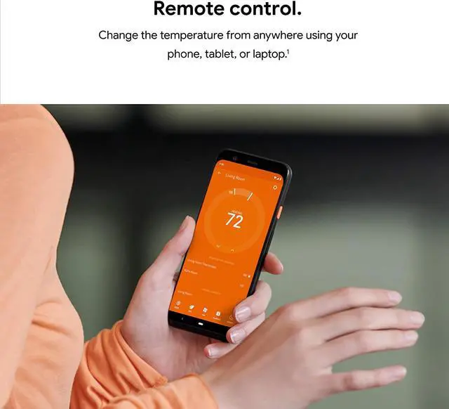 Alt view image 9 of 12 - Google Nest Learning Thermostat - Programmable Smart Thermostat for Home - 3rd Generation Nest Thermostat - Compatible with Alexa - Black-Renewed