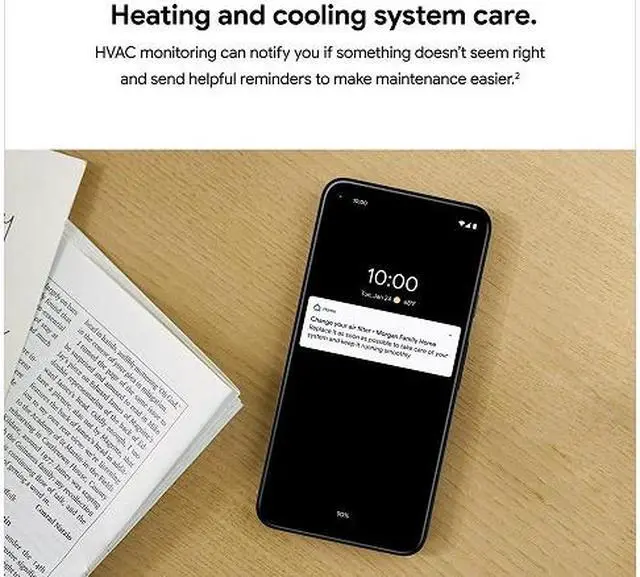 Alt view image 7 of 8 - Google Nest Learning Thermostat - Programmable Smart Thermostat for Home - 3rd Generation Nest Thermostat - Compatible with Alexa - White-Renewed