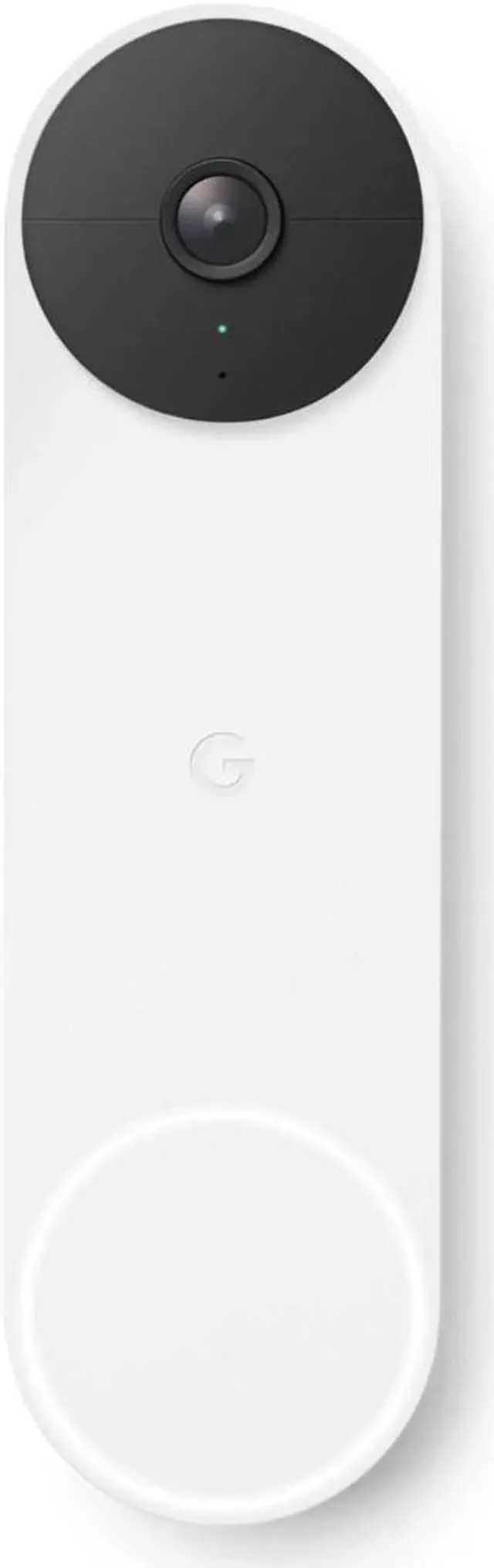 Main image of Google Nest Doorbell w/ battery, Snow - Certified Renewed