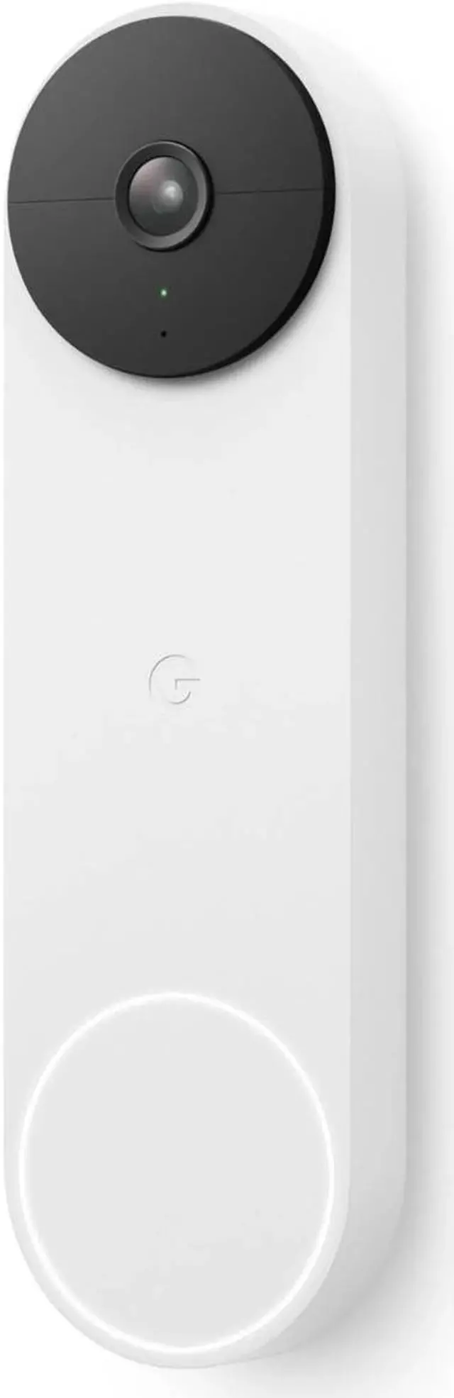 Alt view image 3 of 11 - Google Nest Doorbell w/ battery, Snow - Certified Renewed