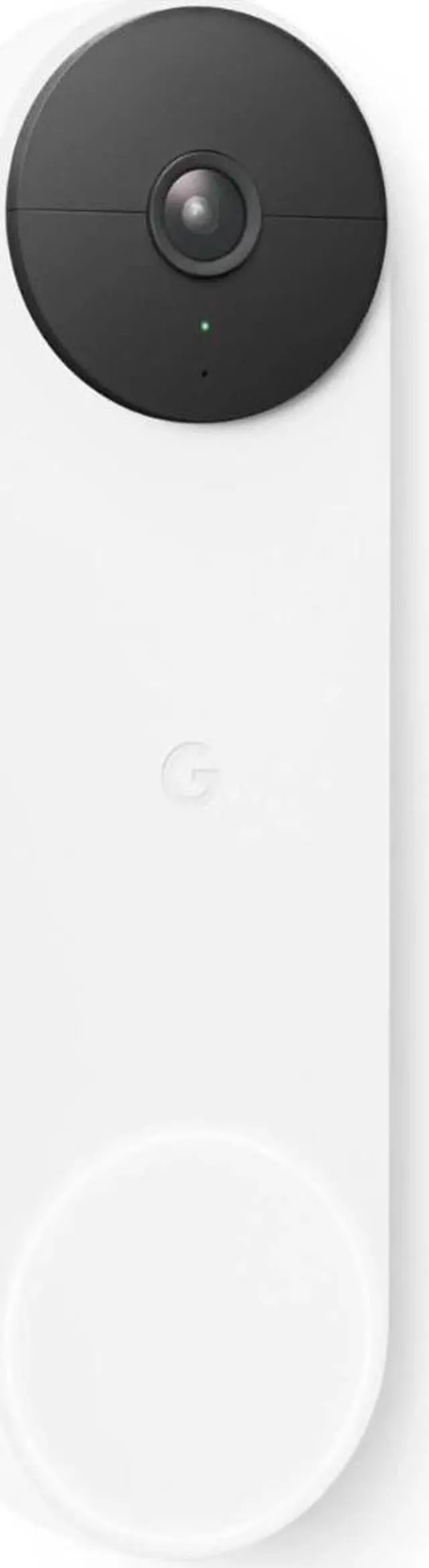 Alt view image 4 of 11 - Google Nest Doorbell w/ battery, Snow - Certified Renewed