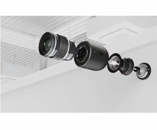 Alt view image 3 of 5 - Ubiquiti UVC-AI-DSLR 10 Megapixel Indoor/Outdoor 4K Network Camera - Color - H.264, MJPEG - 3840 x 2160 - 17 mm Fixed Lens - 30 fps - CMOS - Gigabit Ethernet