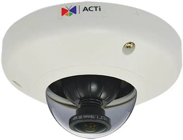 Main image of ACTi E96 5MP WDR IK08 Vandal-Resistant Indoor Mini Fisheye Dome PoE IP Camera