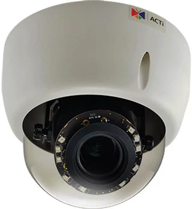 Main image of ACTi E618 RJ45 3MP Indoor Zoom Dome D/n