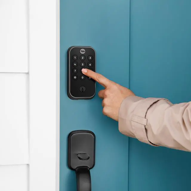 Alt view image 3 of 4 - Yale Assure Lock 2 Keypad with Wi-Fi in Black Suede