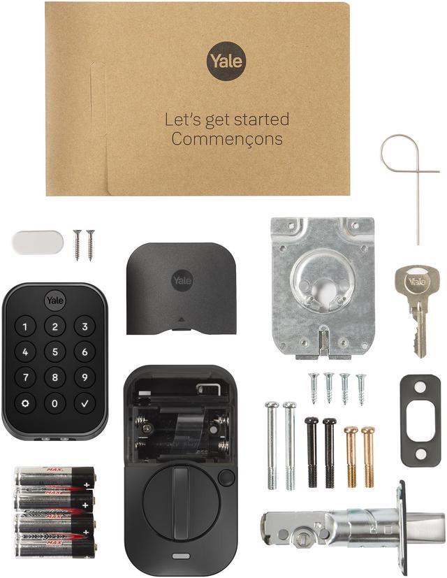 Alt view image 3 of 3 - Yale Assure Lock 2 Key-Free Keypad with Bluetooth in Black Suede