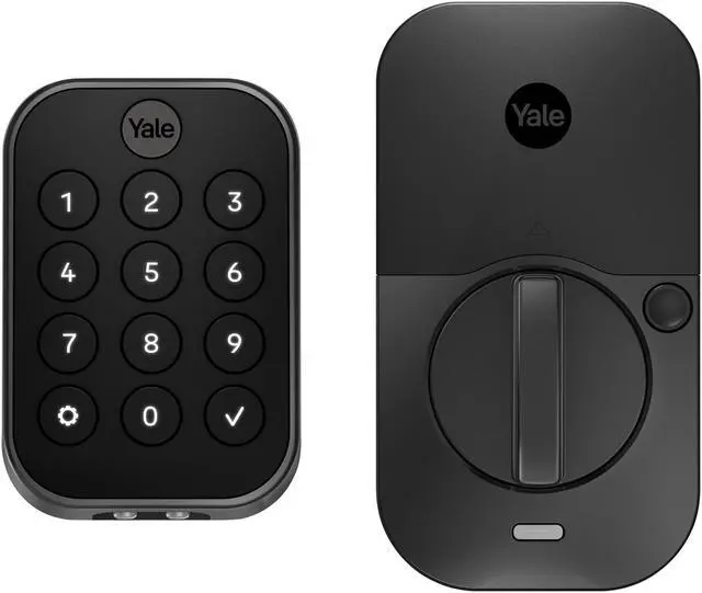 Main image of Yale Assure Lock 2 Key-Free Keypad with Bluetooth in Black Suede