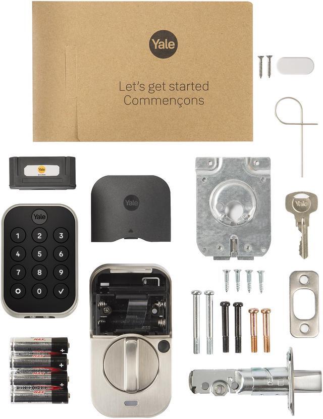 Alt view image 6 of 6 - Yale Assure Lock 2 Key-Free Keypad with Wi-Fi in Satin Nickel