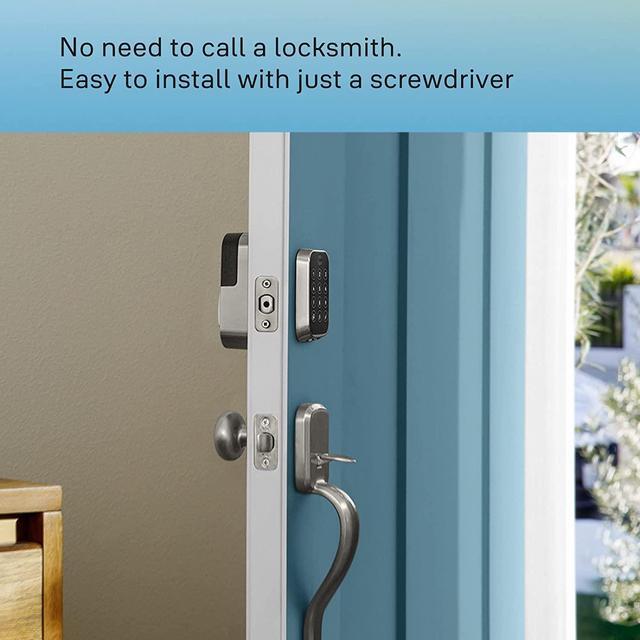 Alt view image 3 of 5 - Yale Assure Lock 2 Key-Free Touchscreen with Bluetooth in Black Suede