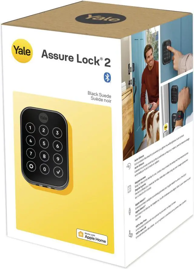 Alt view image 5 of 5 - Yale Assure Lock 2 Key-Free Touchscreen with Bluetooth in Satin Nickel