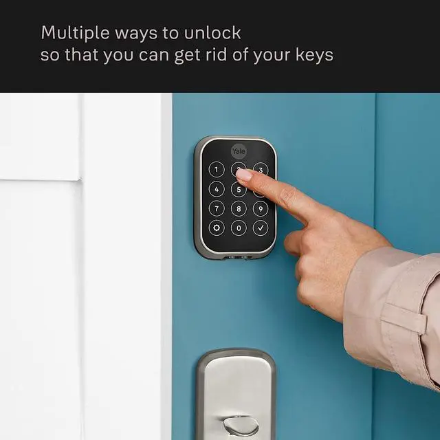 Alt view image 5 of 5 - YALE ASSURE LOCK 2 BLUETOOTH TOUCHSCREEN OIL RUBBED BRONZE