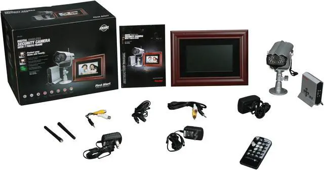 Alt view image 16 of 16 - First Alert Wireless Surveillance Kit with 1 camera + 1 Receiver + 7" TFT LCD Photo Frame (PH559)