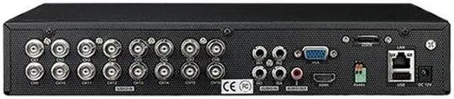 Alt view image 3 of 6 - Samsung SDS-P5102 16 Channel DVR Security System + 10 x 720TVL Day & Night Outdoor Camera w/ Samsung WiFi Adapter (SEA-W01ACN) Included