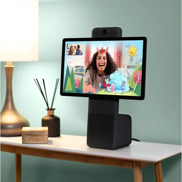 Alt view image 3 of 6 - Facebook Portal Plus Smart Video Calling 15.6" Touch Display with Alexa Black