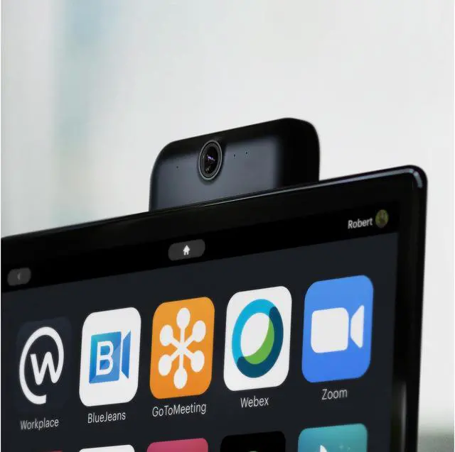 Alt view image 4 of 6 - Facebook Portal Plus Smart Video Calling 15.6" Touch Display with Alexa Black