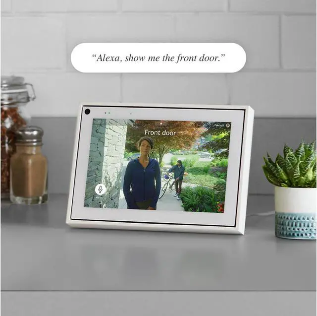 Alt view image 6 of 7 - Facebook Portal Mini Smart Video Calling 8" Touch Screen Display with Alexa White
