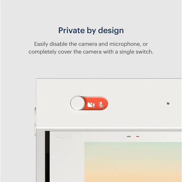 Alt view image 7 of 7 - Facebook Portal Mini Smart Video Calling 8" Touch Screen Display with Alexa White