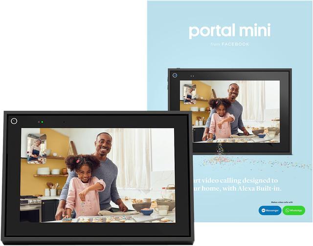 Alt view image 4 of 8 - Facebook Portal Mini Smart Video Calling 8" Touch Screen Display with Alexa Black