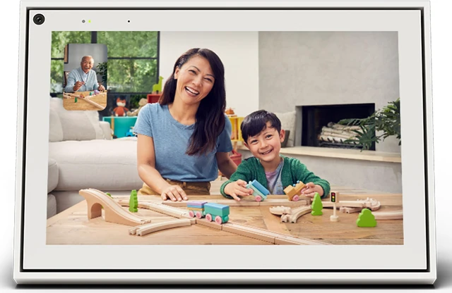 Main image of Facebook Portal Smart Video Calling 10" Touch Screen Display with Alexa White