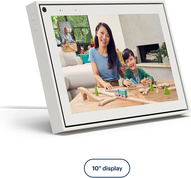 Alt view image 2 of 7 - Facebook Portal Smart Video Calling 10" Touch Screen Display with Alexa White