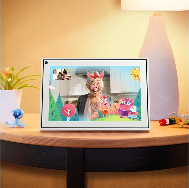 Alt view image 4 of 7 - Facebook Portal Smart Video Calling 10" Touch Screen Display with Alexa White