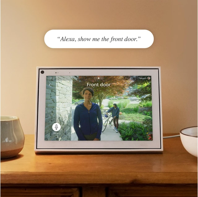 Alt view image 6 of 7 - Facebook Portal Smart Video Calling 10" Touch Screen Display with Alexa White