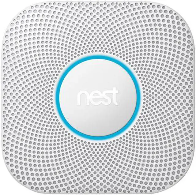 Main image of Google Nest Protect - Smoke Alarm - Smoke Detector and Carbon Monoxide Detector - Battery Operated, White - S3000BWES