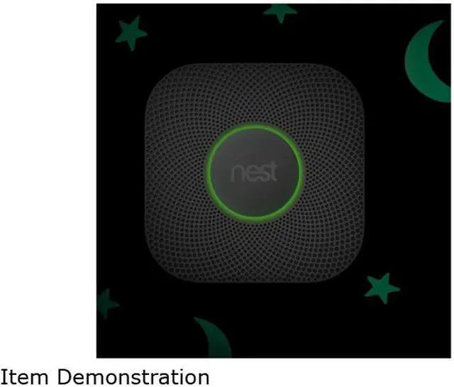 Alt view image 5 of 13 - Google Nest Protect - Smoke Alarm - Smoke Detector and Carbon Monoxide Detector - Battery Operated, White - S3000BWES