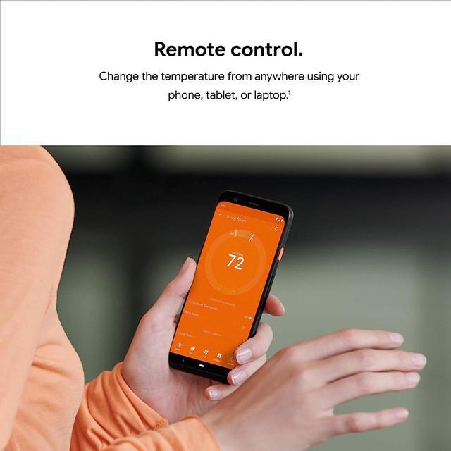 Alt view image 7 of 13 - Google Nest Learning Thermostat - Programmable Smart Thermostat for Home - 3rd Generation Nest Thermostat - Works with Alexa - Stainless Steel
