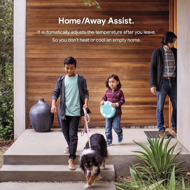 Alt view image 8 of 13 - Google Nest Learning Thermostat - Programmable Smart Thermostat for Home - 3rd Generation Nest Thermostat - Works with Alexa - Stainless Steel