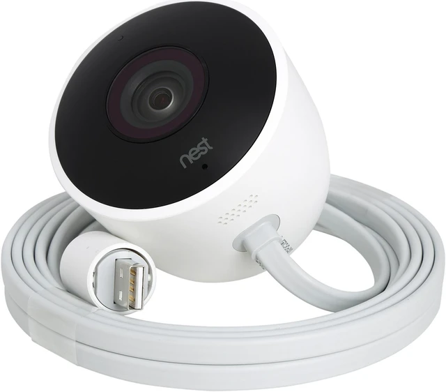 Alt view image 6 of 7 - Nest Cam Outdoor 1080p HD Day / Night 2-Way Audio Cloud Storage Security Camera (2 Pack)