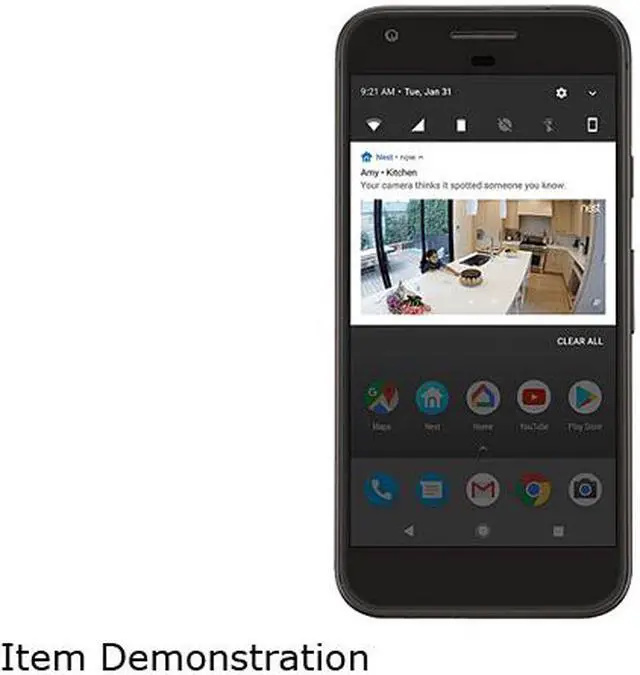 Alt view image 6 of 9 - Nest Cam IQ Wi-Fi Indoor 1080p IP Camera - White (NC3100EF)