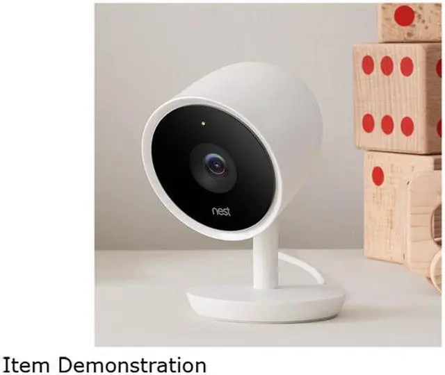 Alt view image 9 of 9 - Nest Cam IQ Wi-Fi Indoor 1080p IP Camera - White (NC3100EF)