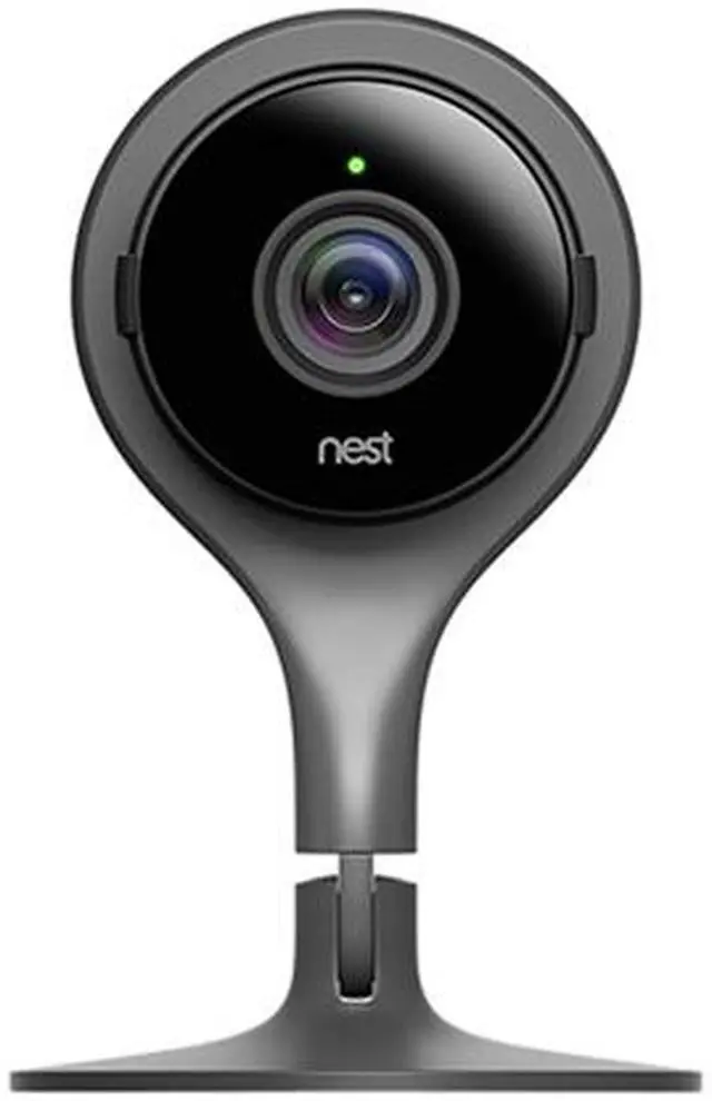 Alt view image 2 of 9 - Google Nest Cam Indoor - 3 Pack - Wi-Fi Security Camera - Black (NC1104EF)