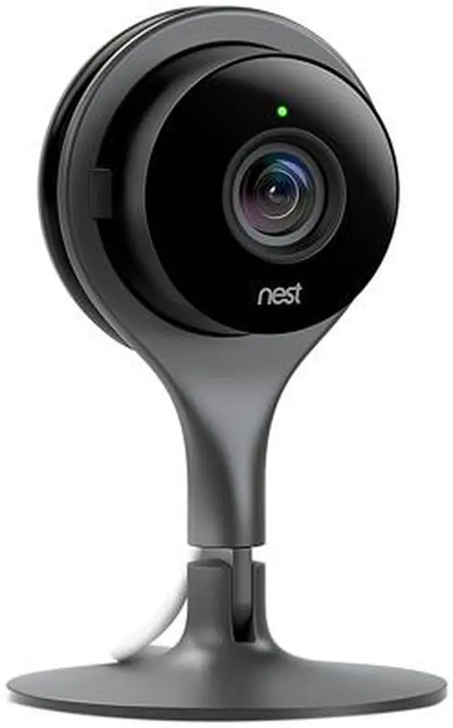 Alt view image 3 of 9 - Google Nest Cam Indoor - 3 Pack - Wi-Fi Security Camera - Black (NC1104EF)