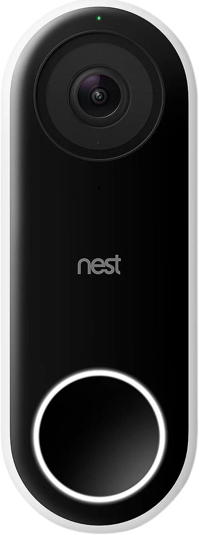 Alt view image 2 of 8 - Nest Hello Doorbell, Full HD with 3MP (2K) color sensor, 8x digital zoom Smart Wired Doorbell