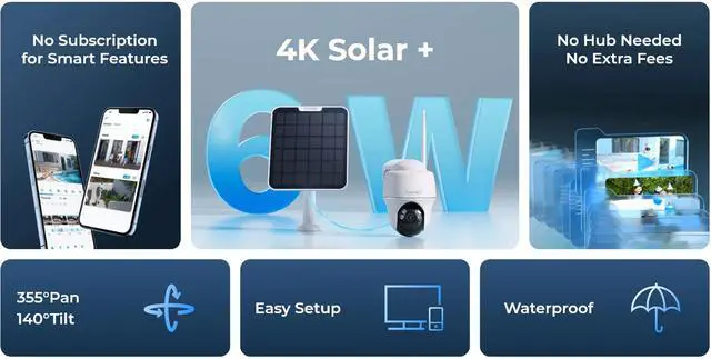 Alt view image 3 of 5 - Reolink B440 Wireless security camera