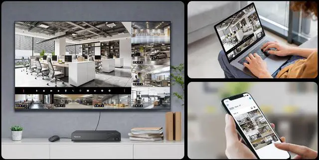 Alt view image 3 of 3 - Reolink 12 Channel H.265 / H.264 NVR