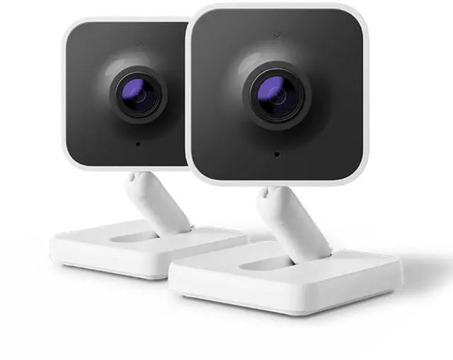 Main image of Roku Indoor Camera, 1080p HD video & color night vision, Wired Camera, White, 2-Pack