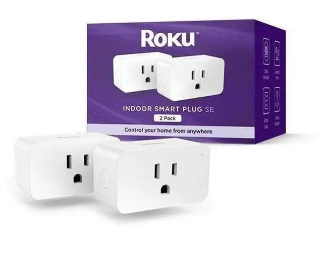 Alt view image 2 of 3 - Roku Indoor Smart Plug SE, 2-Pack