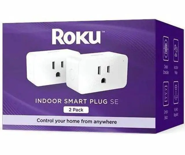 Alt view image 3 of 3 - Roku Indoor Smart Plug SE, 2-Pack