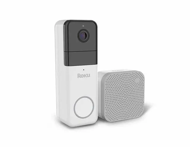 Main image of Roku Wire-Free Video Doorbell & Chime, Wireless Smart Doorbell
