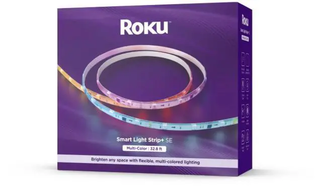 Alt view image 4 of 4 - Roku Smart Light Strip+ SE, Multi-Color Smart Light Strip, 32.8ft