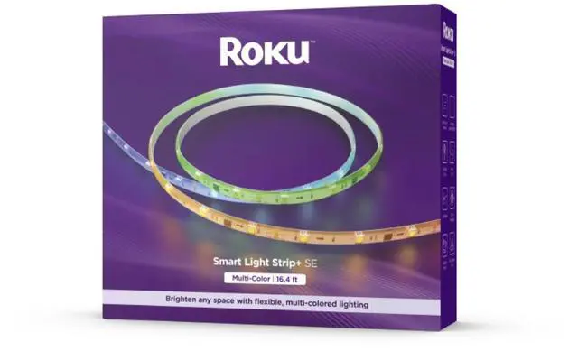 Alt view image 2 of 5 - Roku Smart Light Strip+ SE, Multi-Color Smart Light Strip, 16.4ft