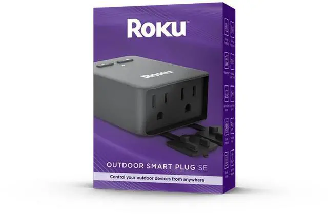 Alt view image 3 of 3 - Roku Outdoor Smart Plug SE, Weather resistant